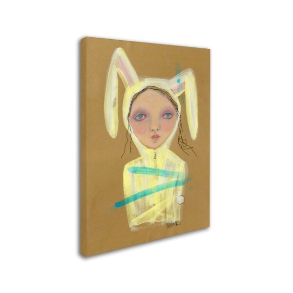 Wyanne 'Bun Hun' Canvas Art,14x19